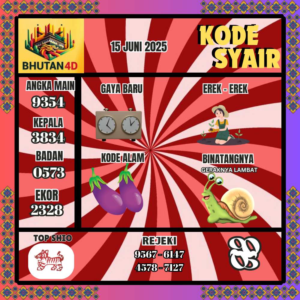 Kode Syair Bhutan Pools - Juni Pools