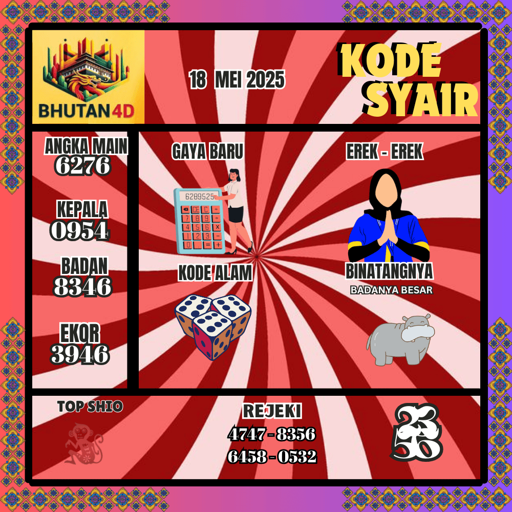 Kode Syair Bhutan Pools - Mei Pools