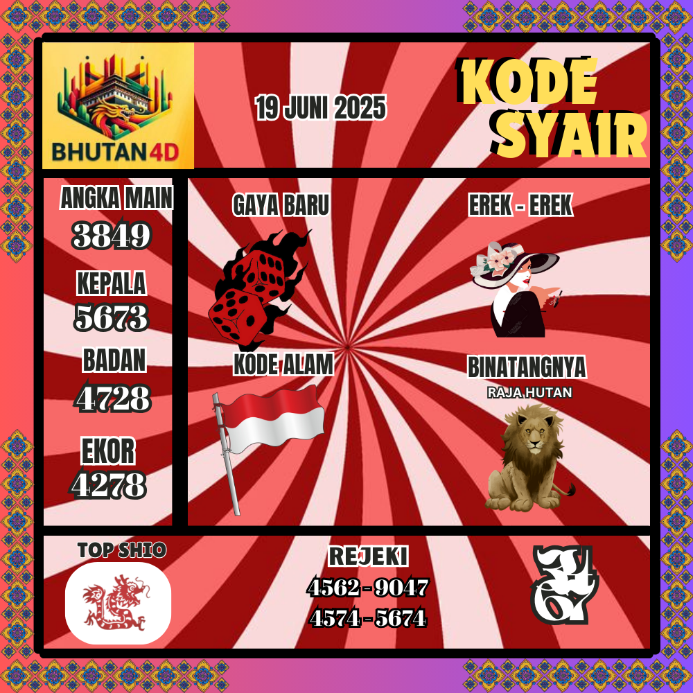 Kode Syair Bhutan Pools - Juni Pools
