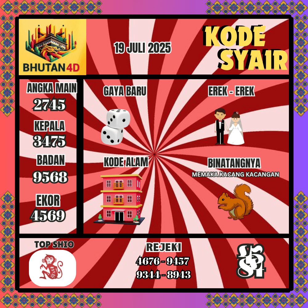 Kode Syair Bhutan Pools - Juni Pools