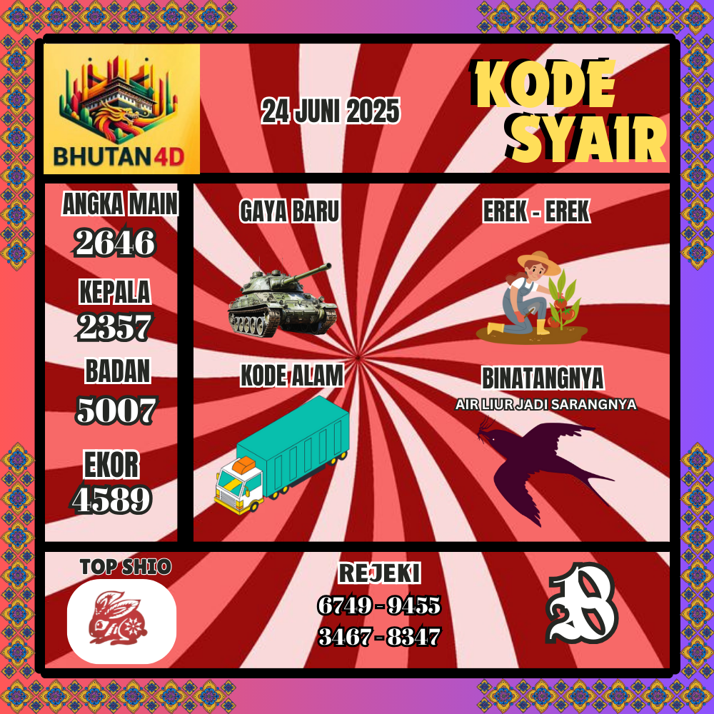 Kode Syair Bhutan Pools - Juni Pools