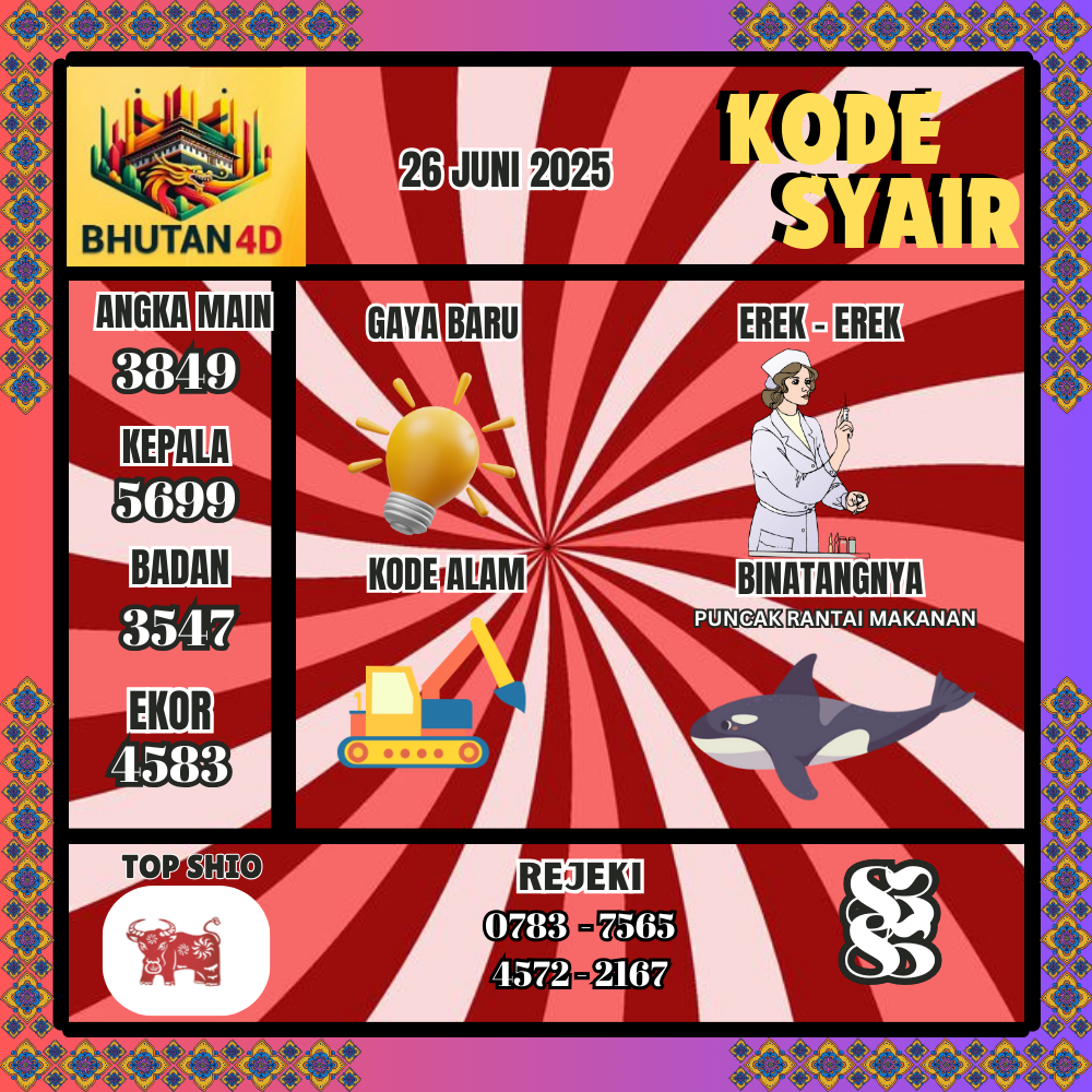 Kode Syair Bhutan Pools - Juni Pools