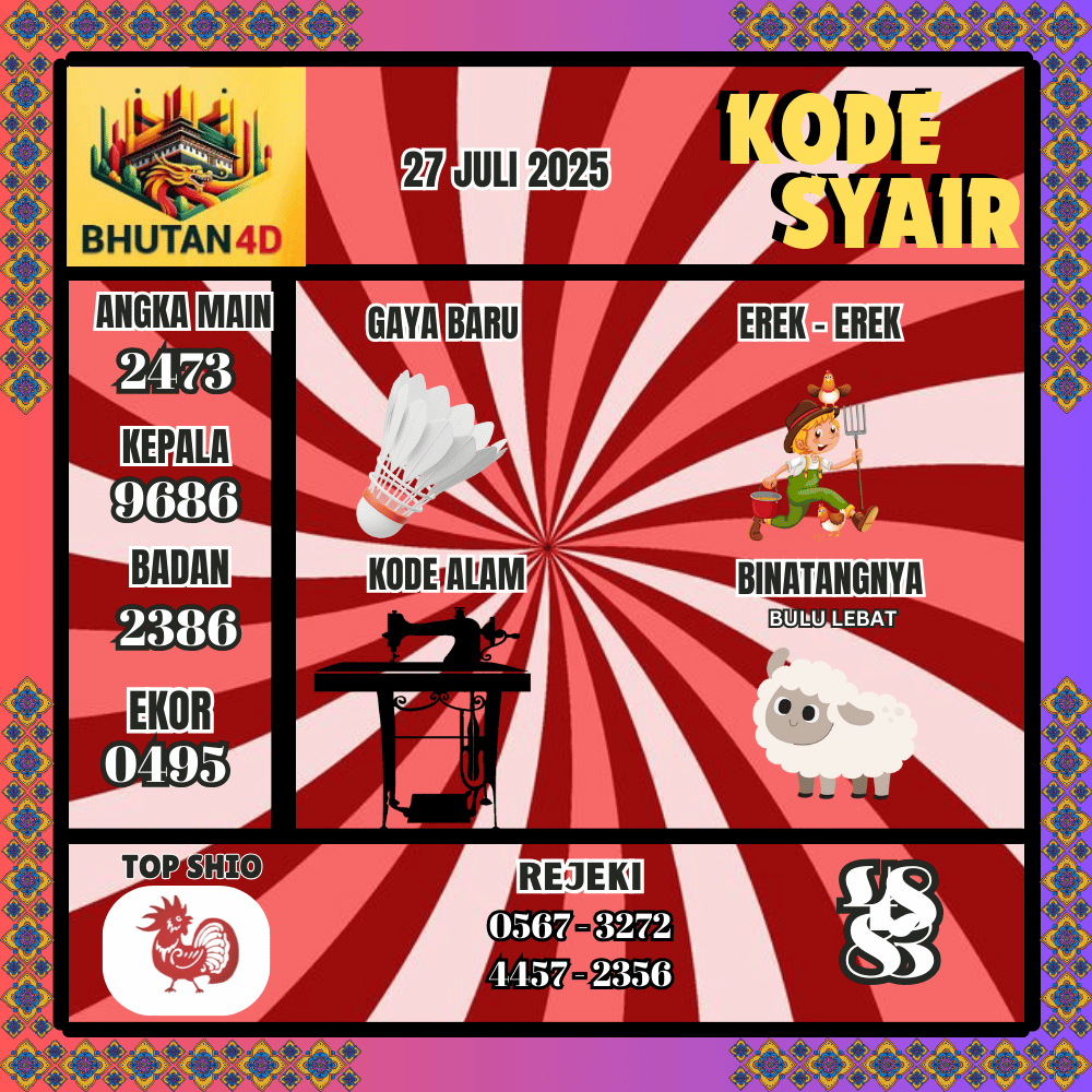 Kode Syair Bhutan Pools - Juni Pools