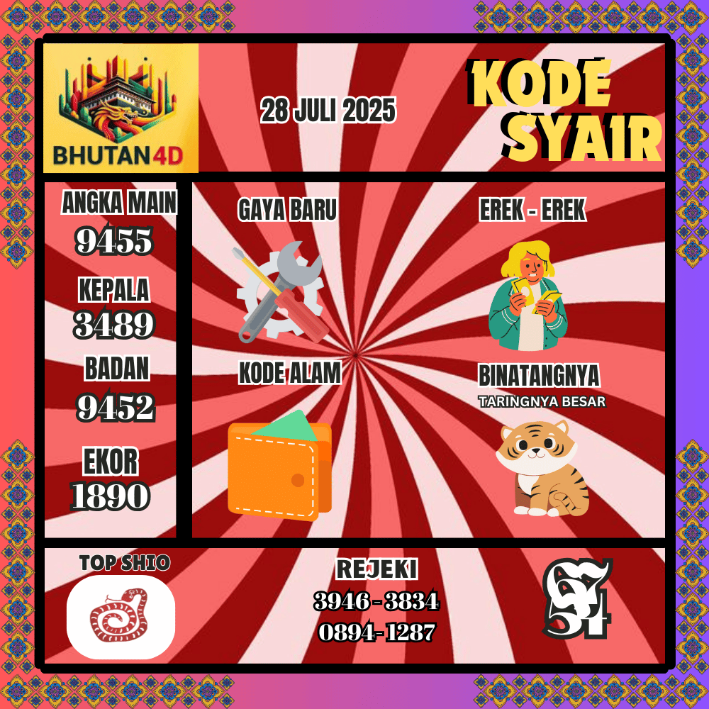 Kode Syair Bhutan Pools - Juni Pools