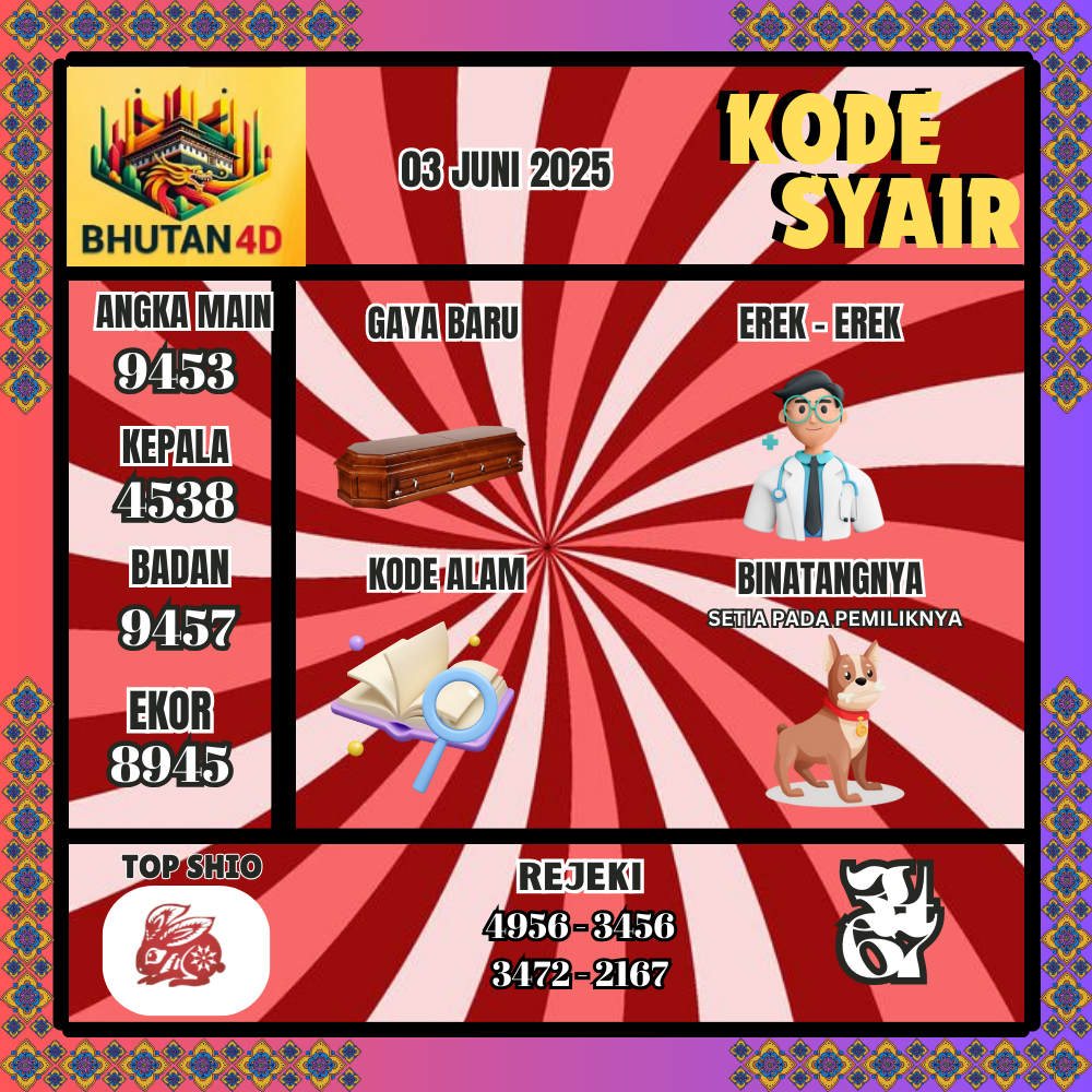 Kode Syair Bhutan Pools - Juni Pools