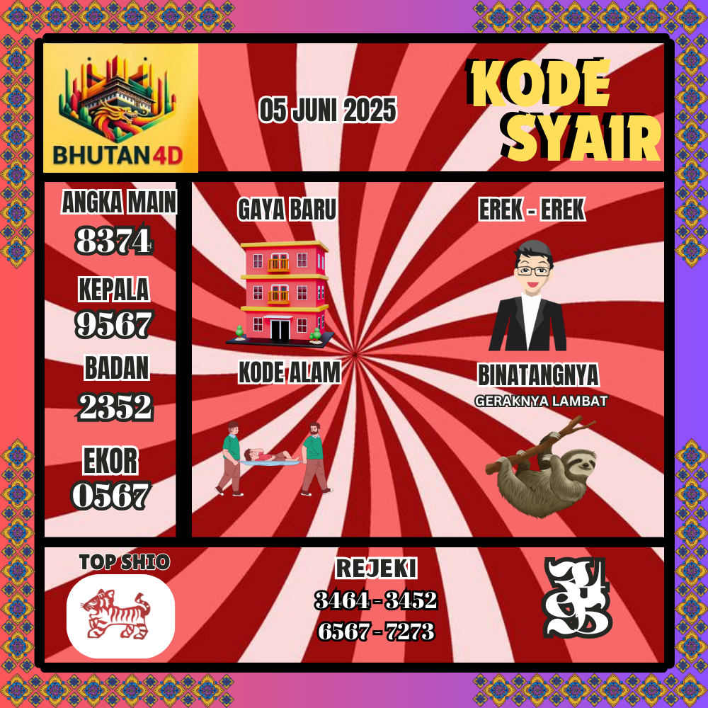 Kode Syair Bhutan Pools - Juni Pools