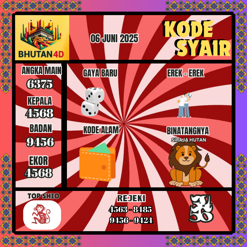 Kode Syair Bhutan Pools - Juni Pools