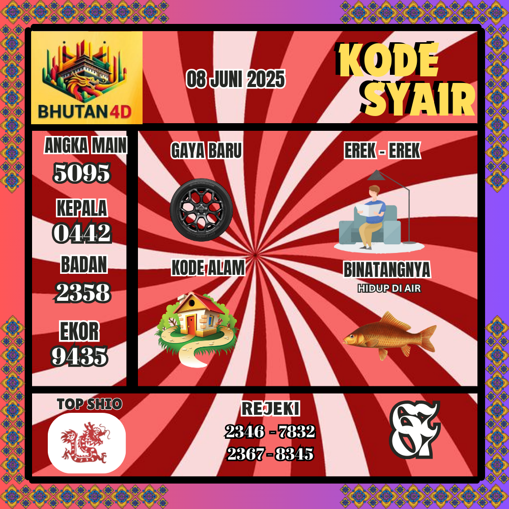 Kode Syair Bhutan Pools - Juni Pools